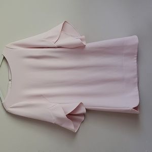 Vince Camuto Light Pink Mini Dress Tulip Sleeves Formal, Cocktail, Sm